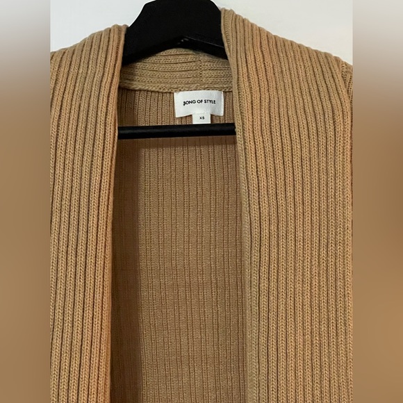 Song of Style Long Cardigan with Pockets - Picture 4 of 4